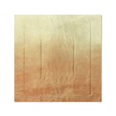 Kieran Watercolor Goldenrod Ombre in Full/Queen (88" x 88") Size