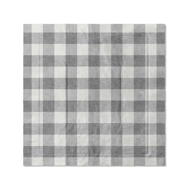 Buffalo Plaid Light Grey in Full/Queen (88" x 88") Size