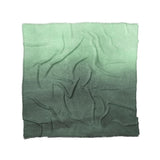 Kieran Watercolor Green Ombre in Full/Queen (88" x 88") Size