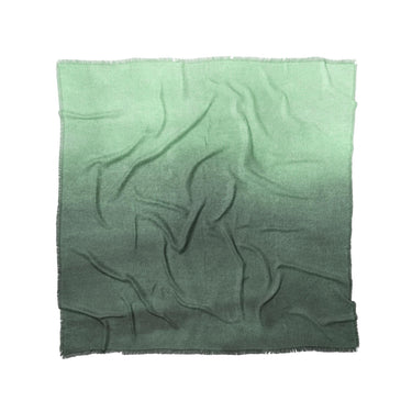 Kieran Watercolor Green Ombre in Full/Queen (88" x 88") Size