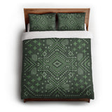 Durand Forest Green in Full/Queen (88" x 88") Size