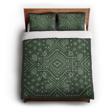 Durand Forest Green in Full/Queen (88" x 88") Size