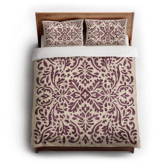 Floranna Ivory & Wine Comforter