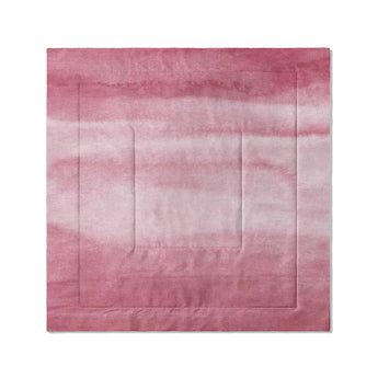 Jacinda Watercolor Pink Ombre in Full/Queen (88" x 88") Size