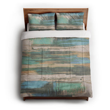 Jörgan Teal & Taupe in Full/Queen (88" x 88") Size