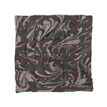 Acid Burn Greige & Infrared in Full/Queen (88" x 88") Size