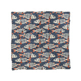 Tribal Fish in Full/Queen (88" x 88") Size