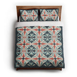 Elliot Blue & Orange in Full/Queen (88" x 88") Size