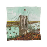 Brooklyn Bridge in Full/Queen (88" x 88") Size