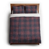 Buffalo Plaid Maroon & Navy in Full/Queen (88" x 88") Size