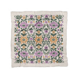 Corriana Green & Purple in Full/Queen (88" x 88") Size