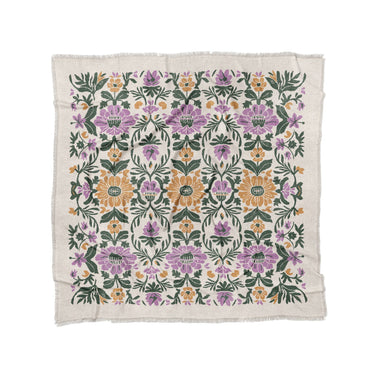 Corriana Green & Purple in Full/Queen (88" x 88") Size