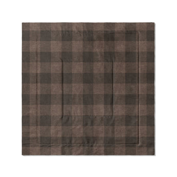 Buffalo Plaid Hickory Brown in Full/Queen (88" x 88") Size