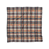 MacPherson Plaid Navy & Gold in Full/Queen (88" x 88") Size