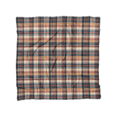 MacPherson Plaid Navy & Gold in Full/Queen (88" x 88") Size