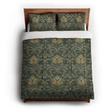 Agnes Deep Olive in Full/Queen (88" x 88") Size