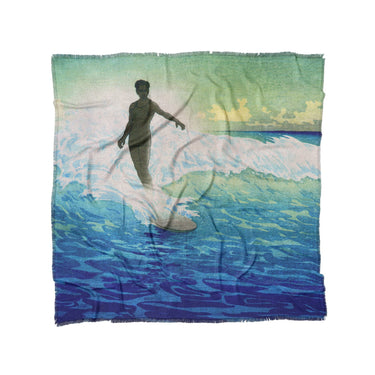 Hawaii Surfer by Charles Bartlett in Full/Queen (88" x 88") Size