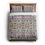 Corriana Green & Purple in Full/Queen (88" x 88") Size