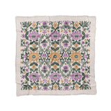 Corriana Green & Purple in Full/Queen (88" x 88") Size