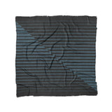 Euclid Black & Slate in Full/Queen (88" x 88") Size