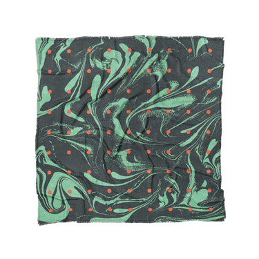 Acid Burn Teal & Orange in Full/Queen (88" x 88") Size