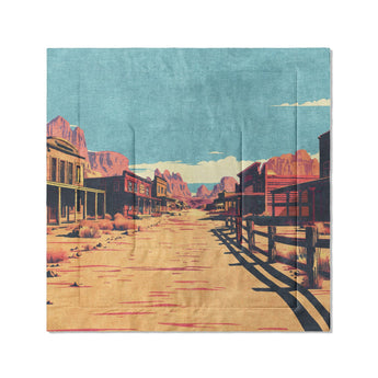 Southwestern Ghost Town in Full/Queen (88" x 88") Size