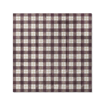 Wallace Plaid Maroon & Gold in Full/Queen (88" x 88") Size