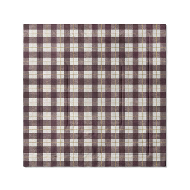 Wallace Plaid Maroon & Gold in Full/Queen (88" x 88") Size