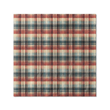 Monaghan Plaid Blue & Red in Full/Queen (88" x 88") Size
