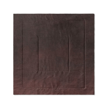 Keanu Watercolor Deep Red Ombre in Full/Queen (88" x 88") Size