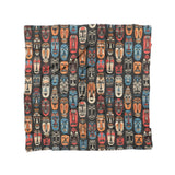 Tribal Masks in Full/Queen (88" x 88") Size