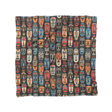 Tribal Masks in Full/Queen (88" x 88") Size