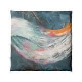 Triton Navy Polychrome in Full/Queen (88" x 88") Size