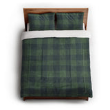 Buffalo Plaid Green Navy in Full/Queen (88" x 88") Size