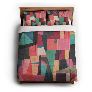 Baxter Pink Multicolor in Full/Queen (88" x 88") Size