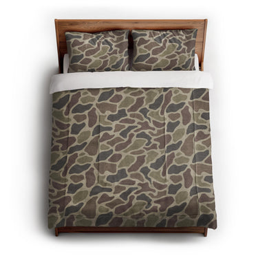 Duck Camo Brown in Full/Queen (88" x 88") Size