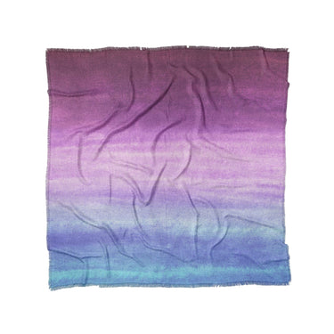 Imogen Watercolor Blue & Purple Ombre in Full/Queen (88" x 88") Size