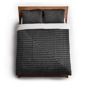 Euclid Black & Neutral Grey in Full/Queen (88" x 88") Size