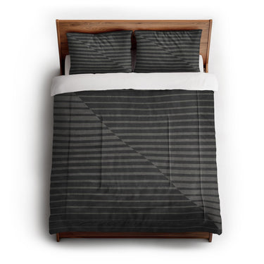 Euclid Black & Neutral Grey in Full/Queen (88" x 88") Size