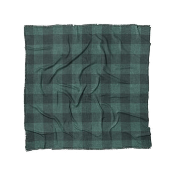 Buffalo Plaid Deep Teal in Full/Queen (88" x 88") Size