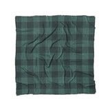 Buffalo Plaid Deep Teal in Full/Queen (88" x 88") Size