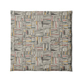 Atticus Multicolor Crosshatch in Full/Queen (88" x 88") Size