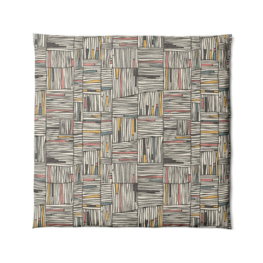 Atticus Multicolor Crosshatch in Full/Queen (88" x 88") Size