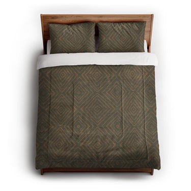 Terlingua Olive & Terracotta in Full/Queen (88" x 88") Size