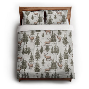 Forest Deer in Full/Queen (88" x 88") Size