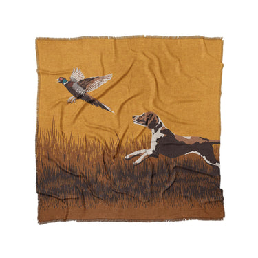 That Dog'll Hunt Orange in Full/Queen (88" x 88") Size
