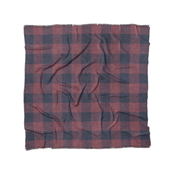 Buffalo Plaid Maroon & Navy in Full/Queen (88" x 88") Size