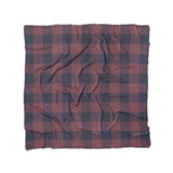 Buffalo Plaid Maroon & Navy in Full/Queen (88" x 88") Size