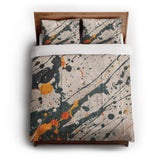 Jason Dark Teal & Orange in Full/Queen (88" x 88") Size