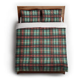 Ferguson Plaid Teal Red in Full/Queen (88" x 88") Size